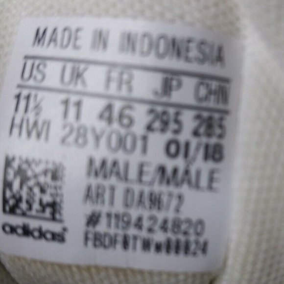 Adidas Beige Suede Sneaker Cloudfoam Advantage DA9672~Mens 11.5 - Picture 7 of 11